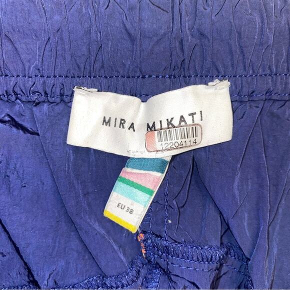 Mira Mikati Colored Piping Reflective Navy Joggers 38 US 4-6 SMALL - Picture 5 of 9